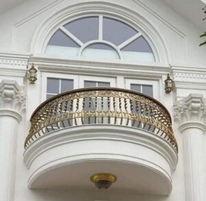Lan can nhôm đúc đẹp